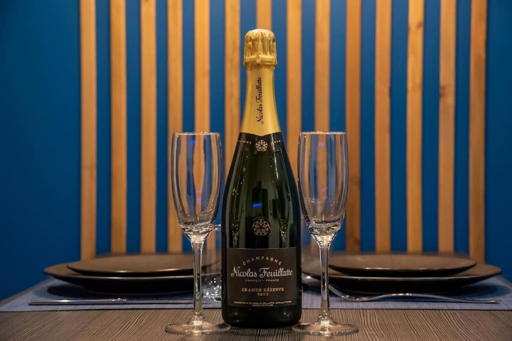 Blue Night - Jacuzzi - Bord De Seine Apartment คอร์เบล-เอซองส์ ภายนอก รูปภาพ